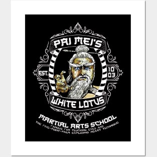 Pai Mei's White Lotus Martial Arts School Posters and Art